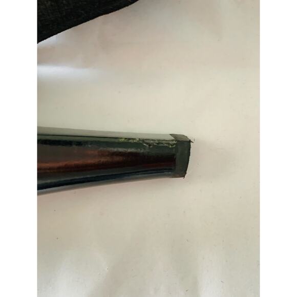 Coach Teagan Black Shimmer Lace Up Heels Size 7 - Picture 10 of 10